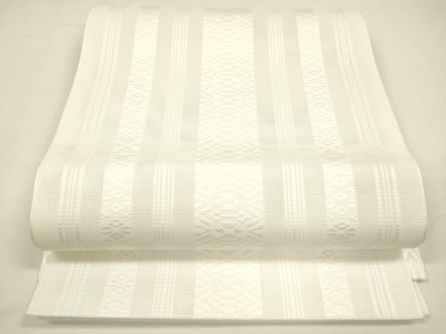 平和屋着物＊夏物　博多織　八寸名古屋帯　献上　DAAZ4017cm 平和屋着物＊夏物 博多織 八寸名古屋帯 献上 DAAZ4017cm