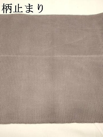 平和屋着物*夏物 六通柄 本袋帯 夏虫草葉文 銀糸 正絹 逸品 DAAZ4034cm