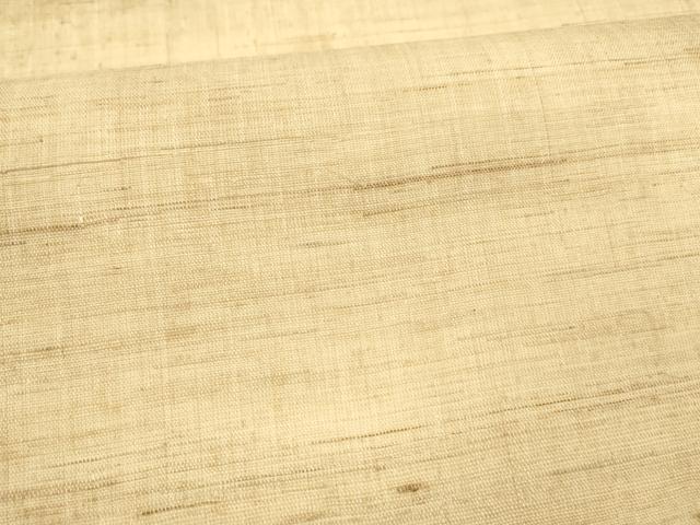 平和屋着物*夏物 九寸名古屋帯 淡香色 麻 逸品 DAAZ4231cm