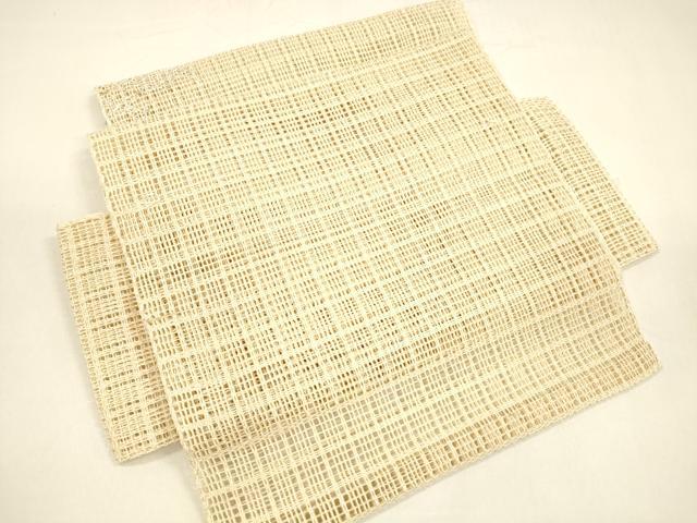 平和屋着物*夏物 つけ帯 抽象文様 銀糸 正絹 逸品 DAAZ4289cm