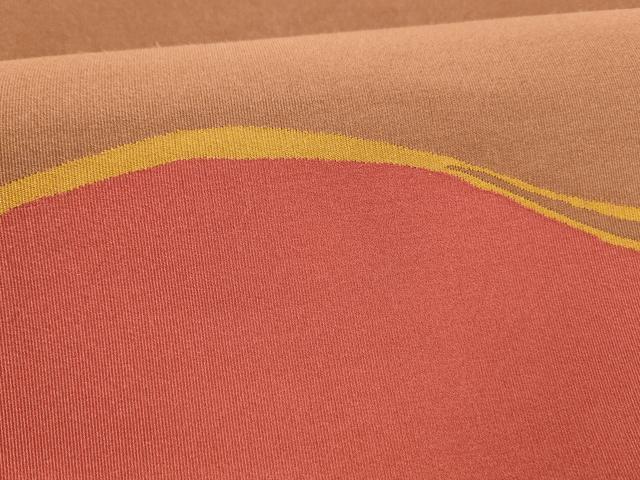 平和屋着物●爪掻き本綴れ 八寸名古屋帯 流水文 正絹 逸品 DAAZ4382cm