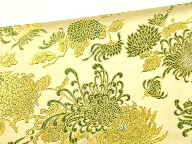 平和屋着物●アンティーク 大正ロマン つけ帯 乱菊 金糸 正絹 逸品 DAAZ4519cm