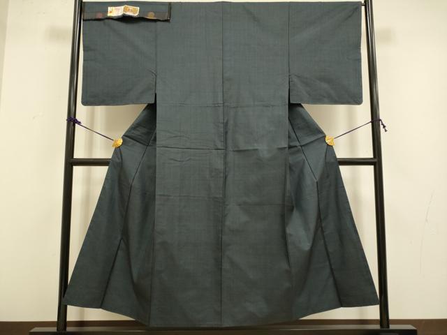 平和屋着物●男性 本場大島 アンサンブル 100亀甲 総詰め 奥福作 証紙付き 正絹 逸品 DAAZ5007du