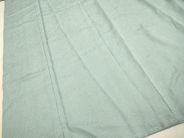 平和屋着物●上質な色無地 湊鼠色 正絹 逸品 未使用 DAAZ5036du