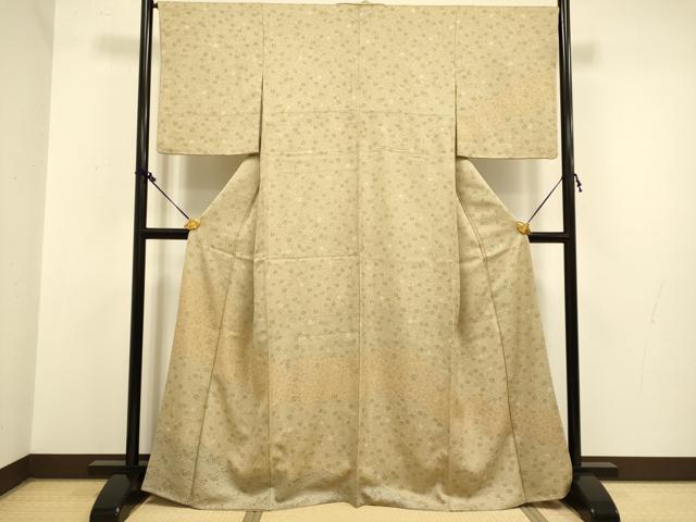 平和屋着物●訪問着 花唐草文 正絹 逸品 DAAZ5112du