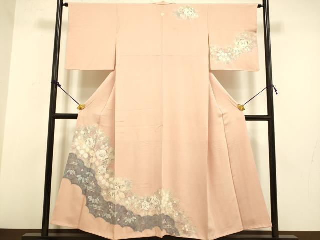平和屋着物●訪問着 絞り 辻が花 正絹 逸品 DAAZ5124du