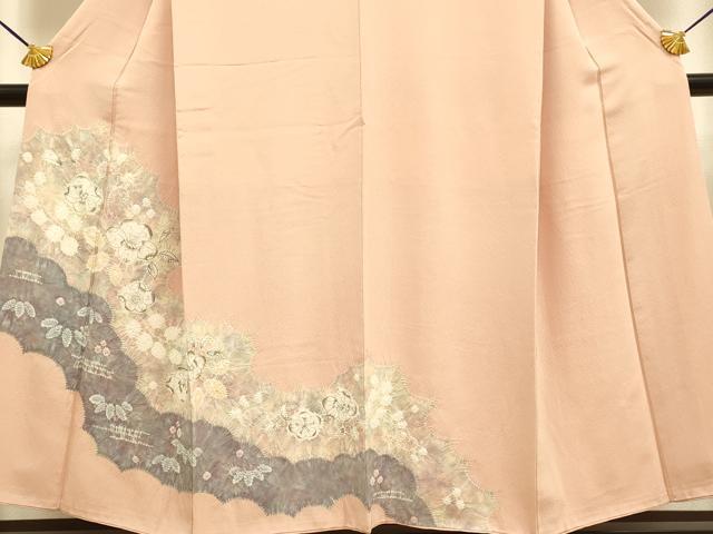 平和屋着物●訪問着 絞り 辻が花 正絹 逸品 DAAZ5124du