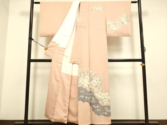 平和屋着物●訪問着 絞り 辻が花 正絹 逸品 DAAZ5124du