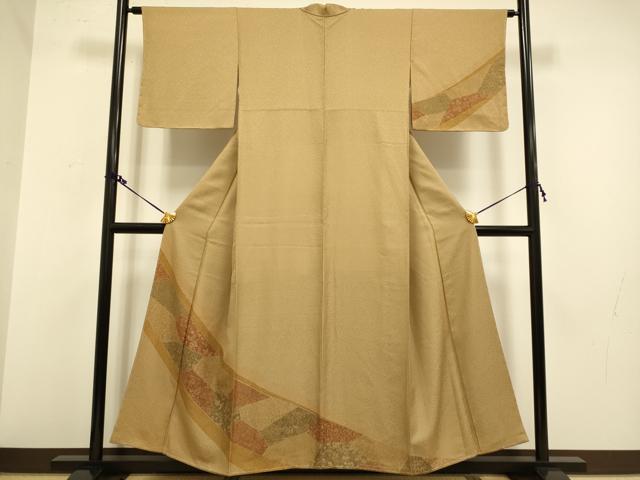 平和屋着物●訪問着 切嵌花鳥文 正絹 逸品 未使用 DAAZ5133du