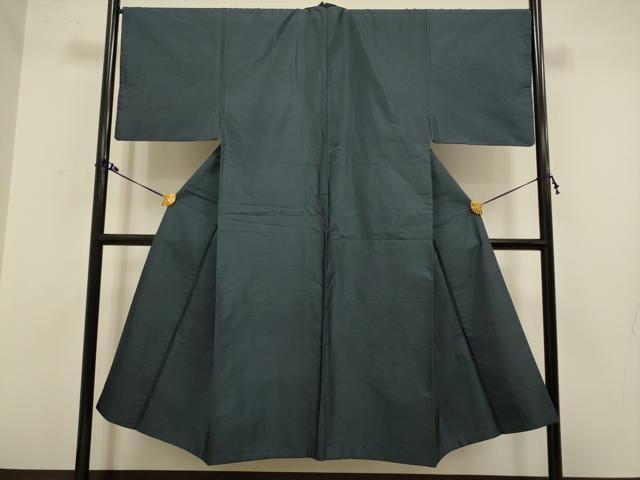 平和屋着物●男性 本場大島紬 アンサンブル 長羽織 80亀甲 総詰め 正絹 逸品 DAAZ5139du