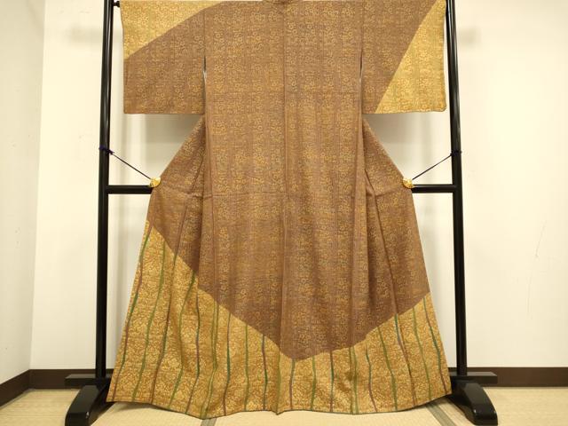 平和屋着物●訪問着 洋花間道 正絹 逸品 DAAZ5258du