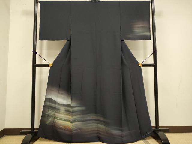 平和屋着物●訪問着　霞文　暈し染め　正絹　逸品　DAAZ5340du 平和屋着物○訪問着 霞文 暈し染め 正絹 逸品 DAAZ5340du