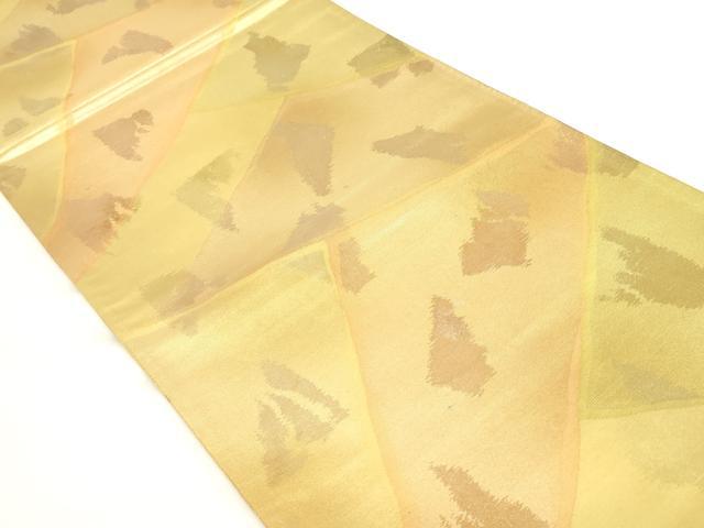平和屋着物◎西陣 六通柄袋帯 切嵌文 正絹 逸品 DAAZ5542ea