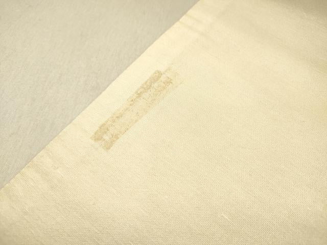 平和屋着物◎六通柄袋帯 切嵌更紗花唐草文 金糸 正絹 逸品 DAAZ5694ea