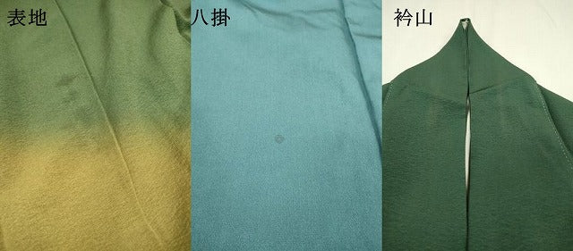 平和屋着物▼訪問着 霞文 暈し染め 正絹 逸品 DAAZ6392fe
