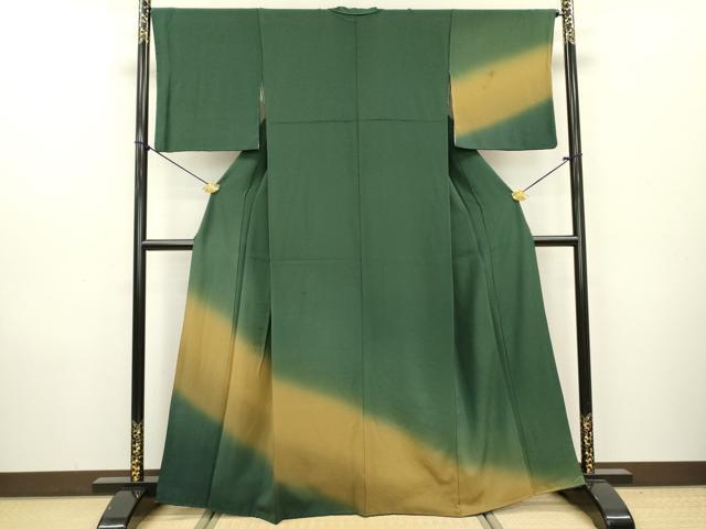 平和屋着物▼訪問着 霞文 暈し染め 正絹 逸品 DAAZ6392fe