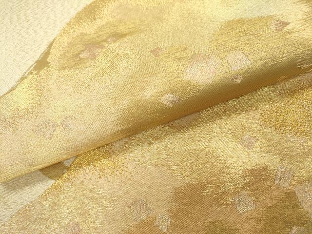 平和屋着物▼綴れ 六通柄袋帯 箔散らし松文 金糸 正絹 逸品 DAAZ6496fe
