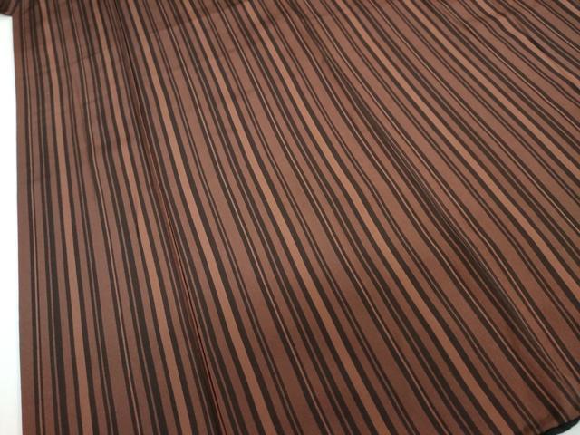 平和屋着物●上質な小紋 変わり縞 正絹 逸品 DAAZ7033ud