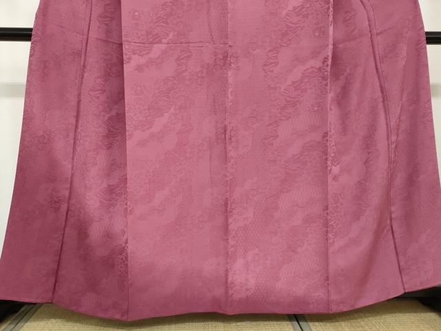 平和屋着物●訪問着 道長吉祥地紋 浅蘇芳色 正絹 逸品 DAAZ7079ud
