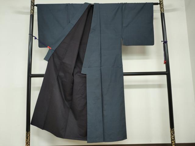 平和屋着物●男性 本場大島紬 アンサンブル 80亀甲 総詰め 正絹 逸品 DAAZ7145ud