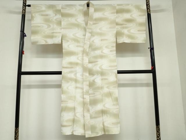 平和屋着物●男性 長襦袢 無双仕立て 流水文 暈し染め 正絹 逸品 DAAZ7165ud