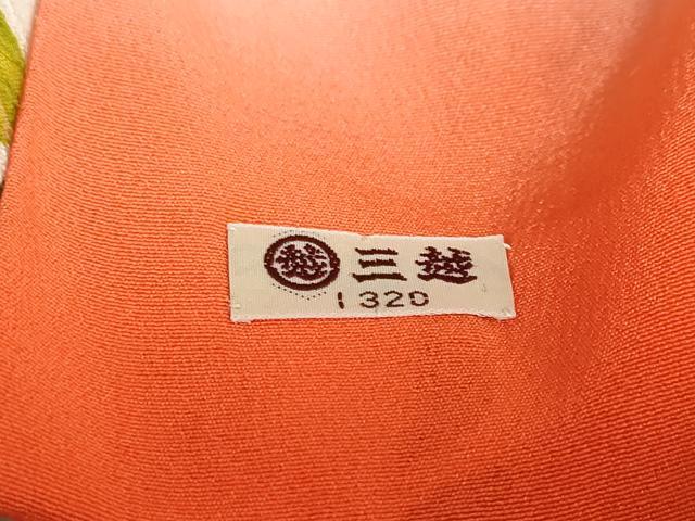 平和屋着物●創業460年・千總 小紋 花車文 金彩 三越扱い 正絹 逸品 DAAZ7358ud