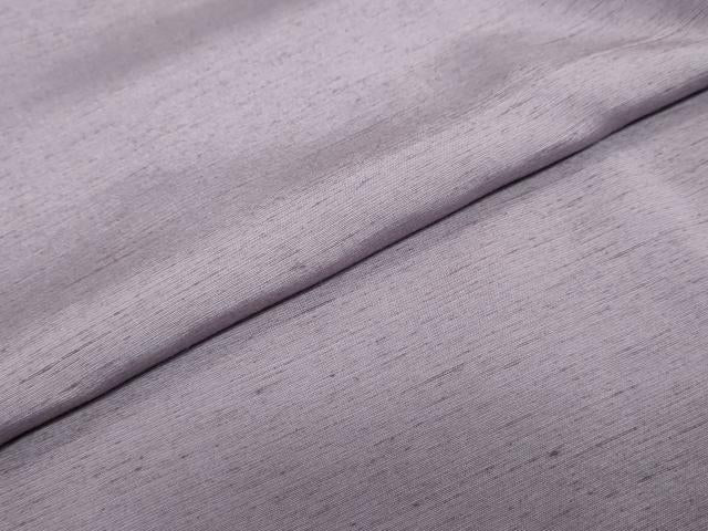 平和屋着物●結城紬 葡萄鼠色 正絹 逸品 未使用 DAAZ7368ud