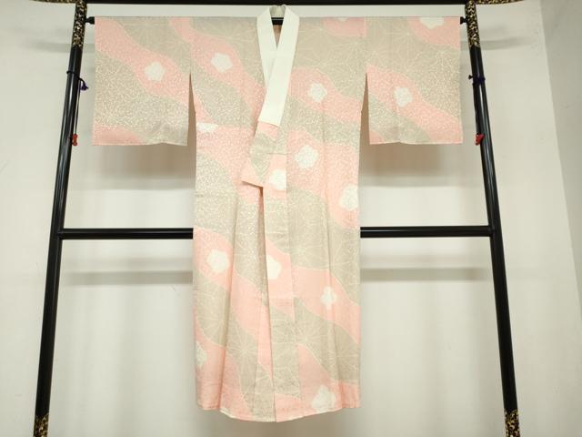 平和屋着物●長襦袢　無双仕立て　舞梅文　正絹　逸品　DAAZ7567ud 平和屋着物○長襦袢 無双仕立て 舞梅文 正絹 逸品 DAAZ7567ud