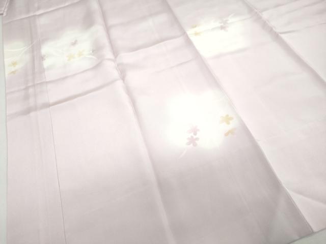 平和屋着物●長襦袢 袷 草花文 暈し染め ほていや扱い 正絹 逸品 DAAZ7624ud
