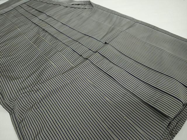 平和屋着物●男性　馬乗り袴　本場神代仙台平　縞　正絹　逸品　DAAZ7758ud 平和屋着物○男性 馬乗り袴 本場神代仙台平 縞 正絹 逸品 DAAZ7758ud