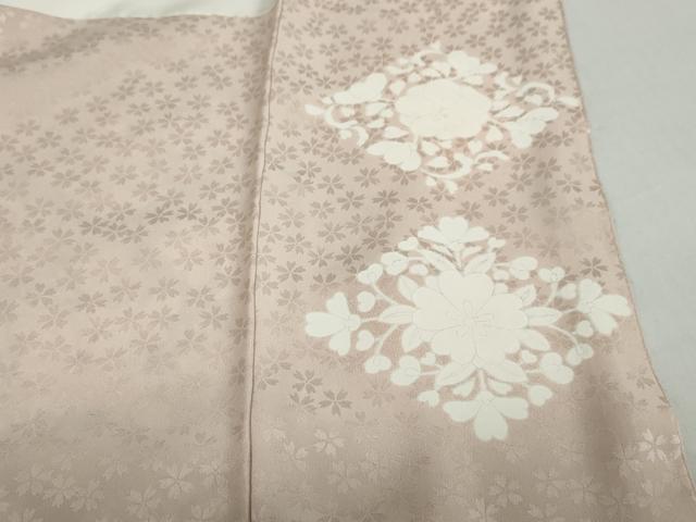平和屋着物●訪問着 駒刺繍 花菱文 金彩 正絹 逸品 DAAZ7843ud