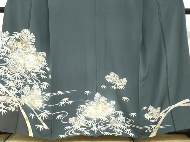 平和屋着物●豪華色留袖 流水宝尽くし文 暈し染め 金彩 正絹 逸品 DAAZ7857ud