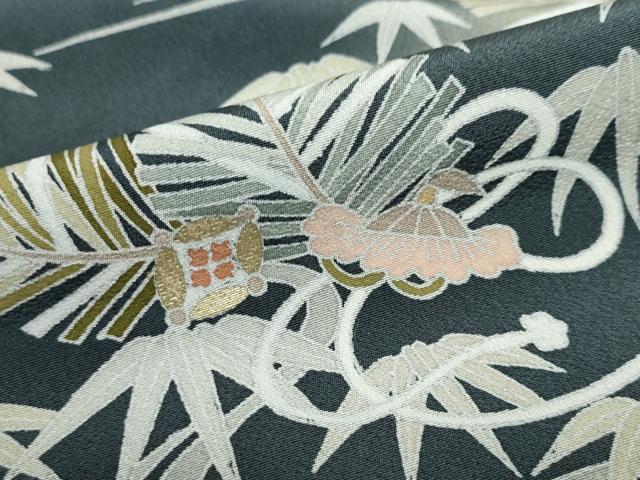 平和屋着物●豪華色留袖 流水宝尽くし文 暈し染め 金彩 正絹 逸品 DAAZ7857ud