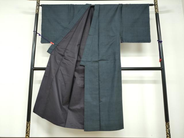 平和屋着物●男性 本場大島紬 アンサンブル 100亀甲 総詰め 正絹 逸品 DAAZ7951ud