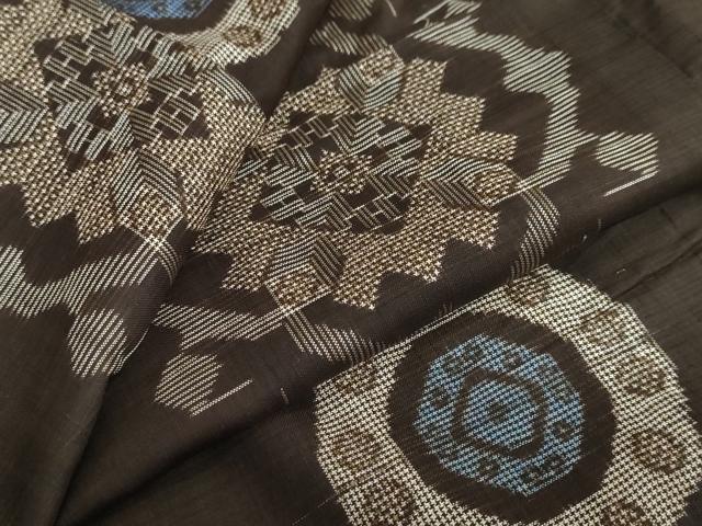 本場大島紬 龍郷柄 着物 身丈160 裄丈66 しつけ付き 本場大島紬 龍郷柄 着物 身丈160 裄丈66 しつけ付き - メルカリ