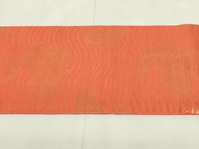 平和屋着物◎全通柄九寸名古屋帯 荒磯 正絹 逸品 DAAZ9249qp