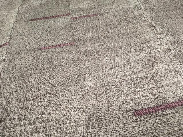 平和屋着物■上質な小紋 横段花文 正絹 逸品 DAAZ9810sf