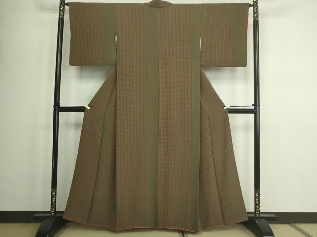 平和屋着物■上質な小紋 花間道 正絹 逸品 DAAZ9817sf