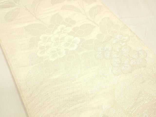 平和屋着物*夏物 六通柄 本袋帯 紫陽花 銀糸 正絹 逸品 DABA0027cm