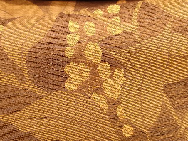 平和屋着物*夏物 つけ帯 枝花文 正絹 逸品 DABA0090cm