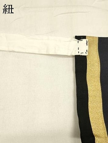 平和屋着物●爪掻き本綴れ つけ帯 横段文 金糸 正絹 逸品 DABA0186cm