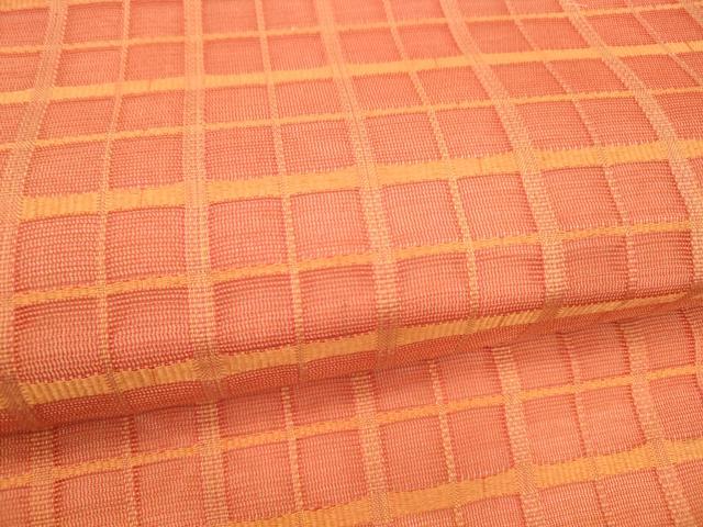 平和屋着物*夏物 全通柄九寸名古屋帯 吉野間道 正絹 逸品 DABA0252cm