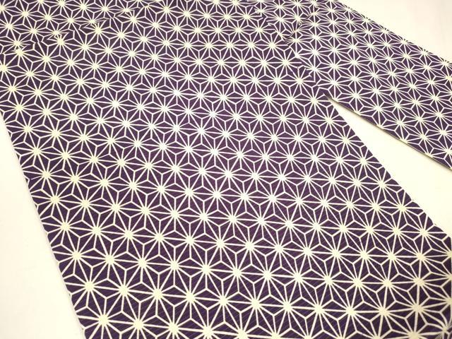 平和屋着物*夏物 絽塩瀬 全通柄九寸名古屋帯 麻の葉文様 正絹 逸品 DABA0343cm