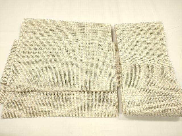 平和屋着物＊夏物　つけ帯　羅　抽象文様　正絹　逸品　DABA0365cm 平和屋着物＊夏物 つけ帯 羅 抽象文様 正絹 逸品 DABA0365cm