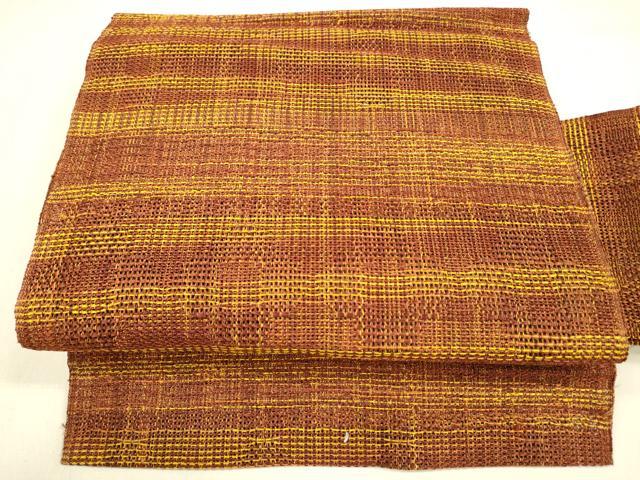 平和屋着物＊夏物　つけ帯　霞文　正絹　逸品　DABA0888cm 平和屋着物＊夏物 つけ帯 霞文 正絹 逸品 DABA0888cm