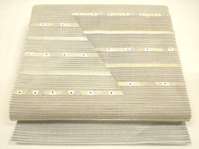 平和屋着物＊夏物　絽綴れ　八寸名古屋帯　横段文　金銀糸　正絹　逸品　DABD6940cm 楽天市場】平和屋着物＊夏物 絽綴れ 八寸名古屋帯 草花文 金銀糸 正絹