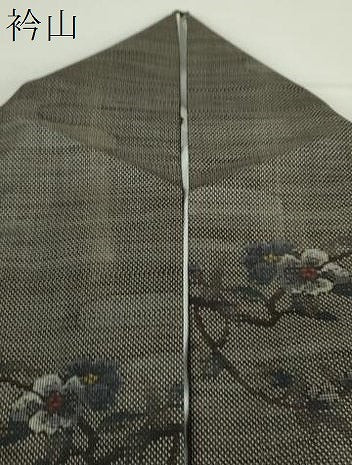 平和屋着物●本場大島紬 9マルキ 枝花文 正絹 逸品 DABA1057ps