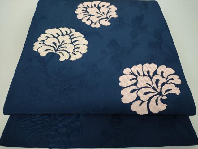 平和屋着物●皇室献上作家　北出与三郎　北出工房　太鼓柄袋帯　舞花文　正絹　逸品　DABA1205ps 平和屋着物○皇室献上作家 北出与三郎 北出工房 太鼓柄