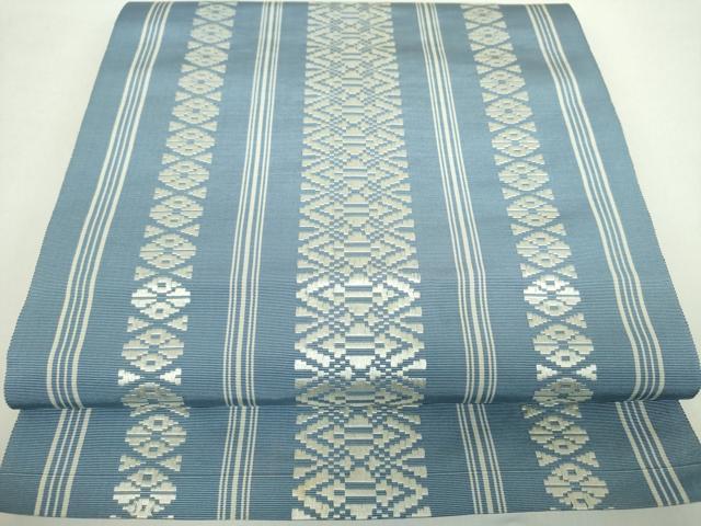 平和屋着物●本場筑前博多織 八寸名古屋帯 献上 正絹 逸品 DABA1351ps