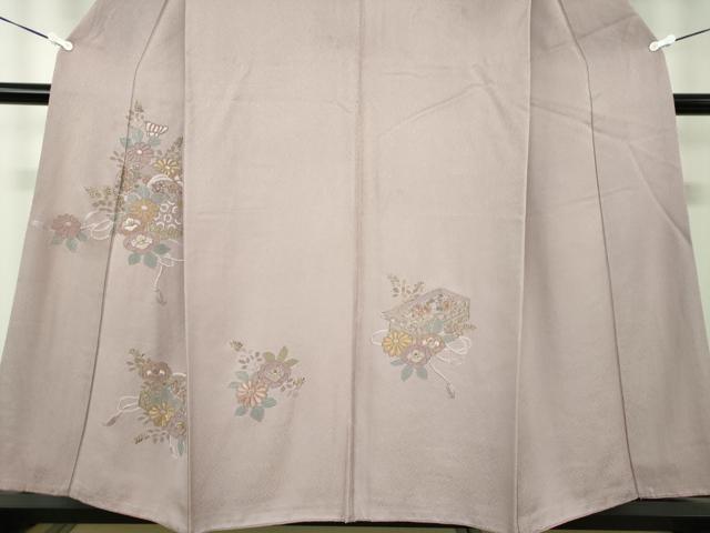 平和屋着物●中国三大刺繍 スワトウ相良刺繍 汕頭相良刺繍 総刺繍 訪問着 花文箱 金糸 正絹 逸品 DABA1481ps